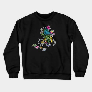 BMX Magenta Wolf Crewneck Sweatshirt